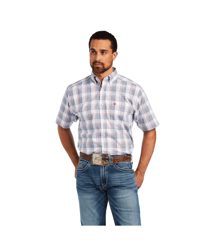 Ariat Men's MNS Pro Series Foster Classic Fit Shirt, White