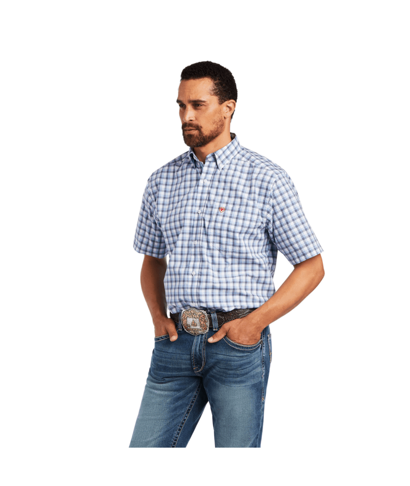 Ariat Men's MNS Pro Series Fred Classic Fit Shirt, White