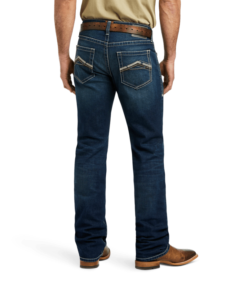 Ariat Men's MNS M5 Straight Remming Jeans, Ford