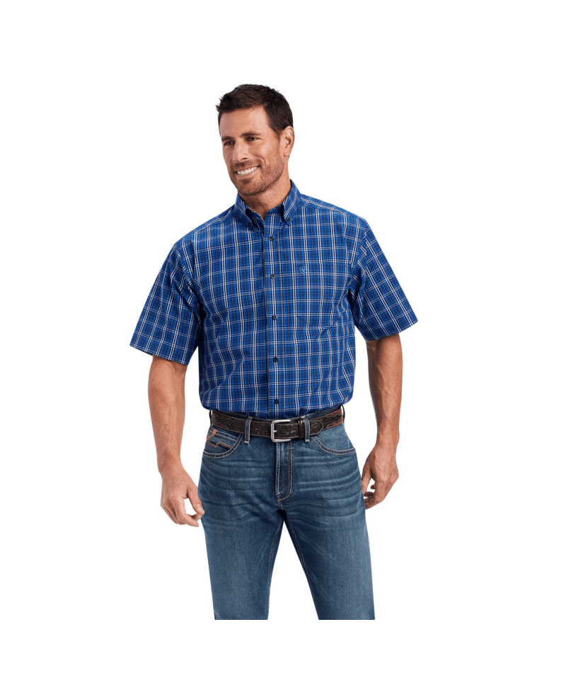Ariat Men's MNS Pro Series Naveen Classic Fit Shirt, Royal Sapphire