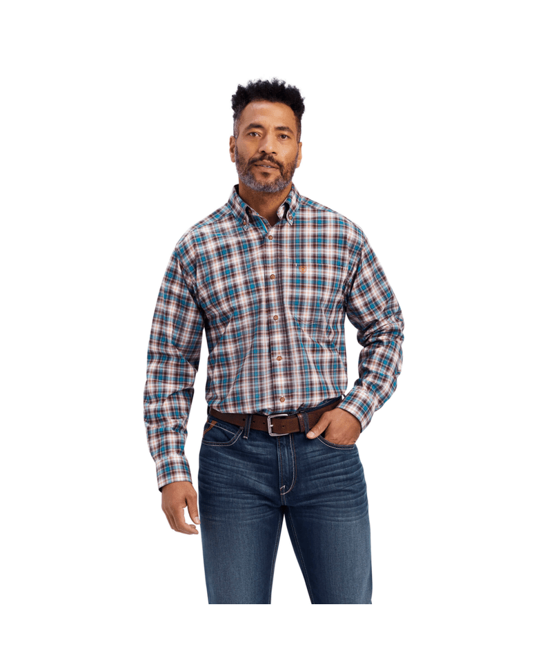 Ariat Men's MNS Pro Series Francois Stretch Classic Fit Shirt, White