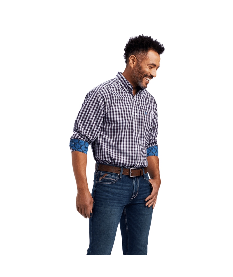 Ariat Men's MNS Wrinkle Free Donny Classic Fit Shirt, White