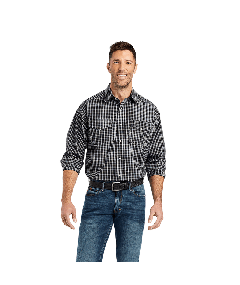 Ariat Men's MNS Pro Series Kyrie Classic Fit Shirt, Black
