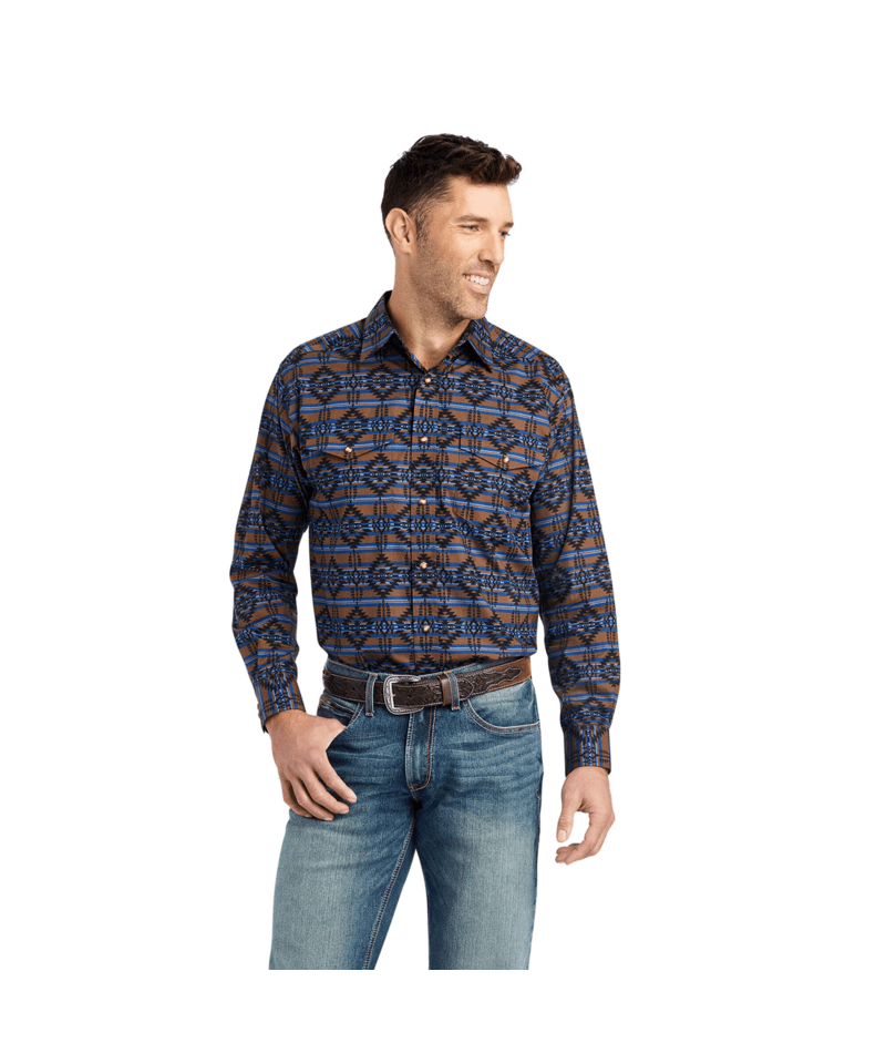Ariat Men's MNS Giannis Classic Fit Shirt, Carafe