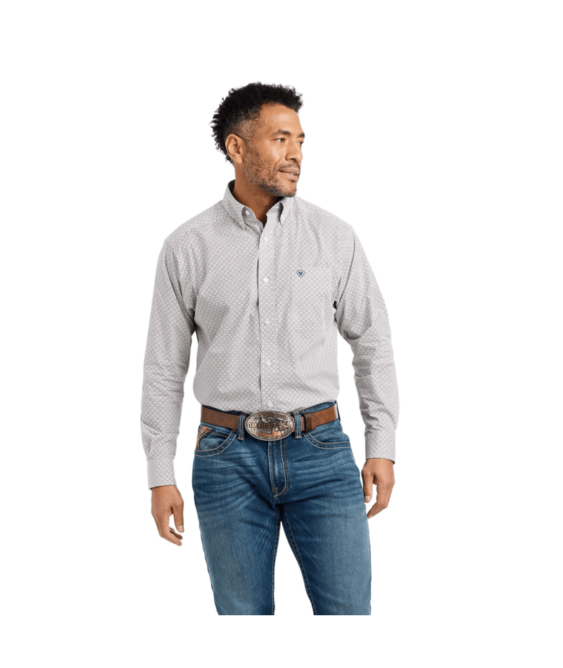 Ariat Men's MNS Gilean Classic Fit Shirt, White