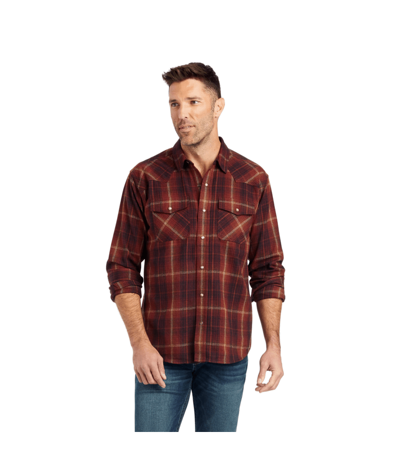 Ariat Men's MNS Hiller Retro Fit Shirt, Rubaiyat