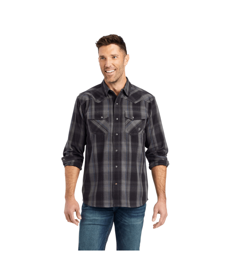 Ariat Men's MNS Herrold Retro Fit Shirt, Black