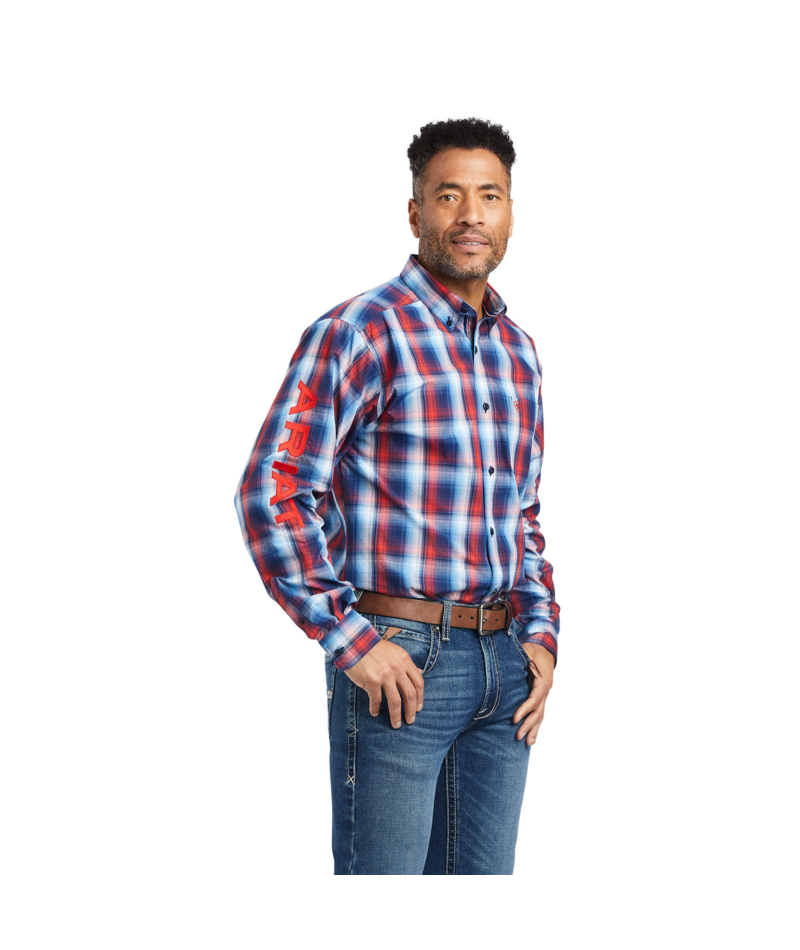 Ariat Men's MNS Pro Series Team Corey Fitted Shirt, Black