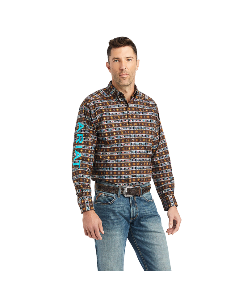Ariat Men's MNS Team Cashton Classic Fit Shirt, Black