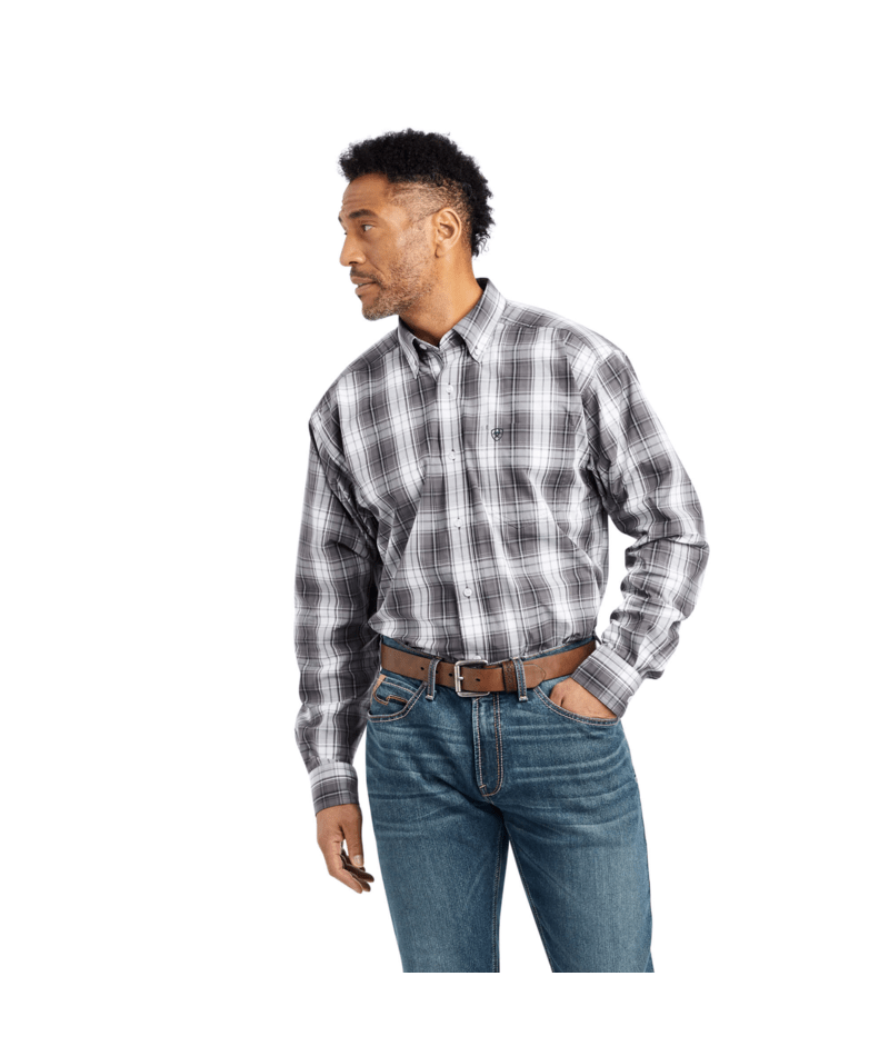 Ariat Men's MNS Pro Series Wallace Classic Fit Shirt, White