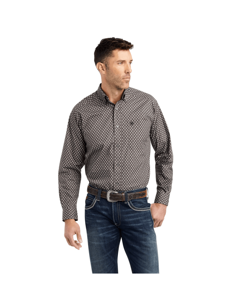 Ariat Men's MNS Winston Classic Fit Shirt, Eiffel Tower