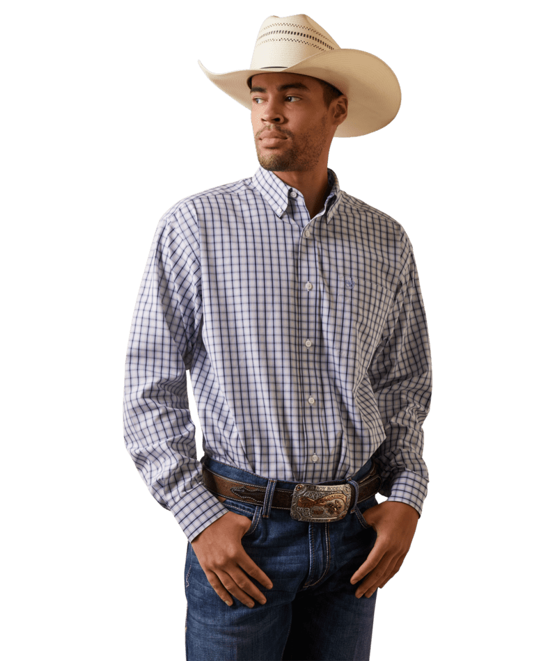 Ariat Men's MNS Wrinkle Free Ace Classic Fit Shirt, White