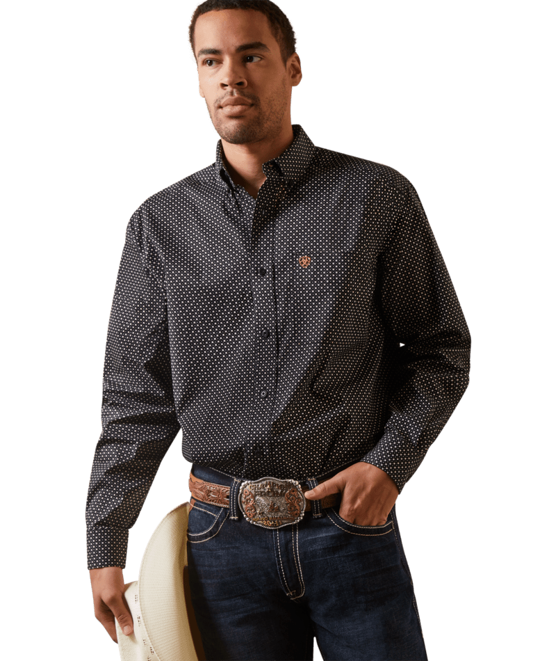 Ariat Men's MNS Dover Classic Fit Shirt, Black