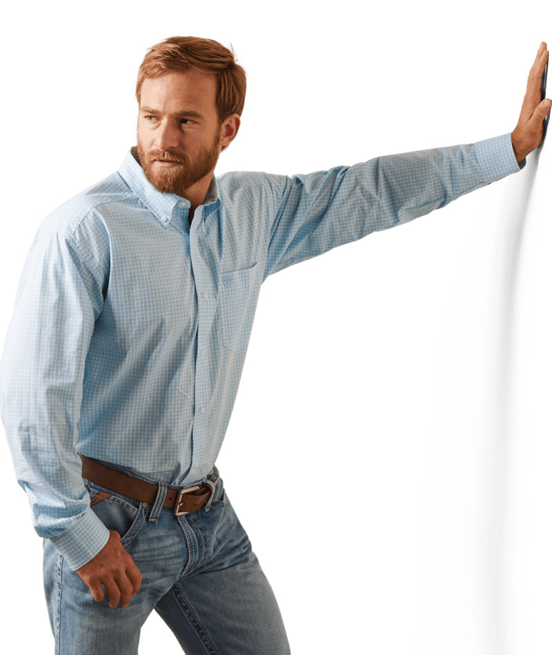 Ariat Men's MNS Pro Series Norton Classic Fit Shirt, White