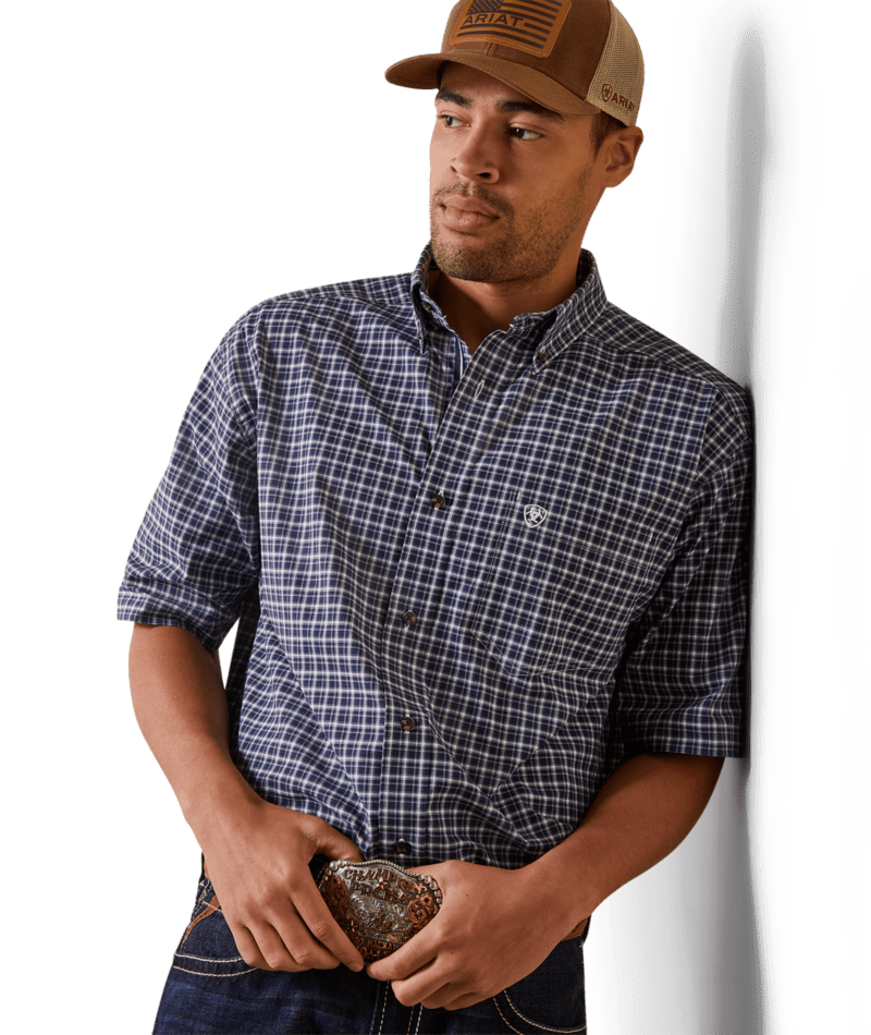 Ariat Men's MNS Pro Series Nabil Classic Fit Shirt, Black Iris