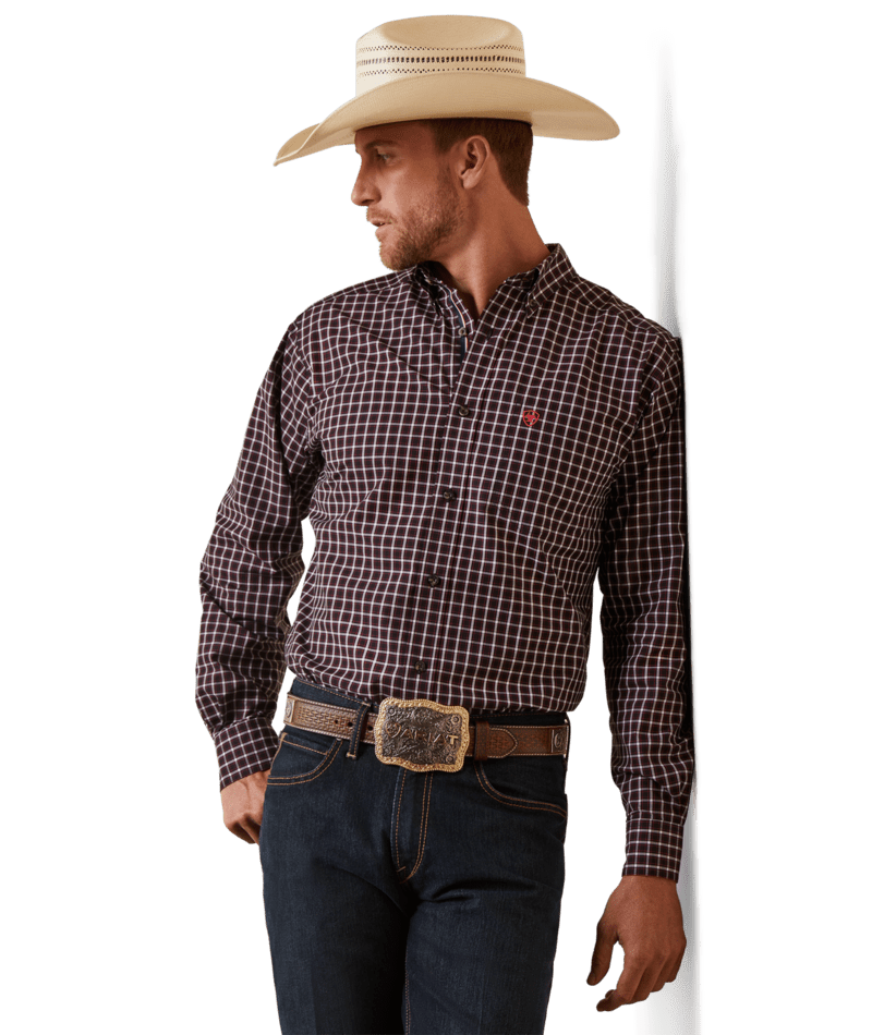 Ariat Men's MNS Pro Series Immanuel Fitted Shirt, Black