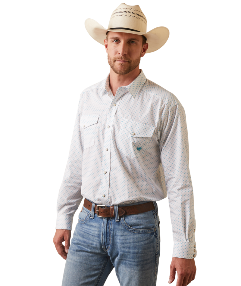 Ariat Men's MNS Kaine Classic Fit Shirt, White