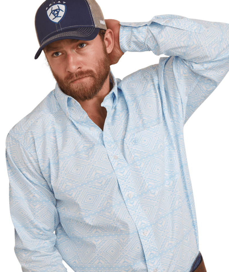 Ariat Men's MNS Nigel Classic Fit Shirt, Horizon