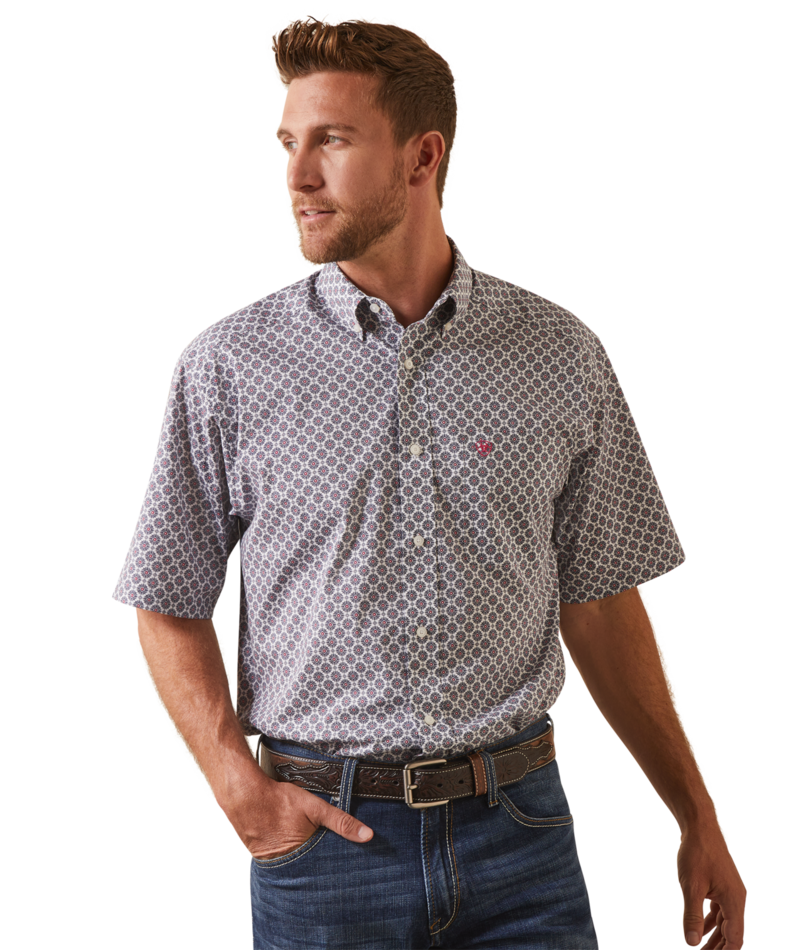 Ariat Men's MNS Novah Classic Fit Shirt, White