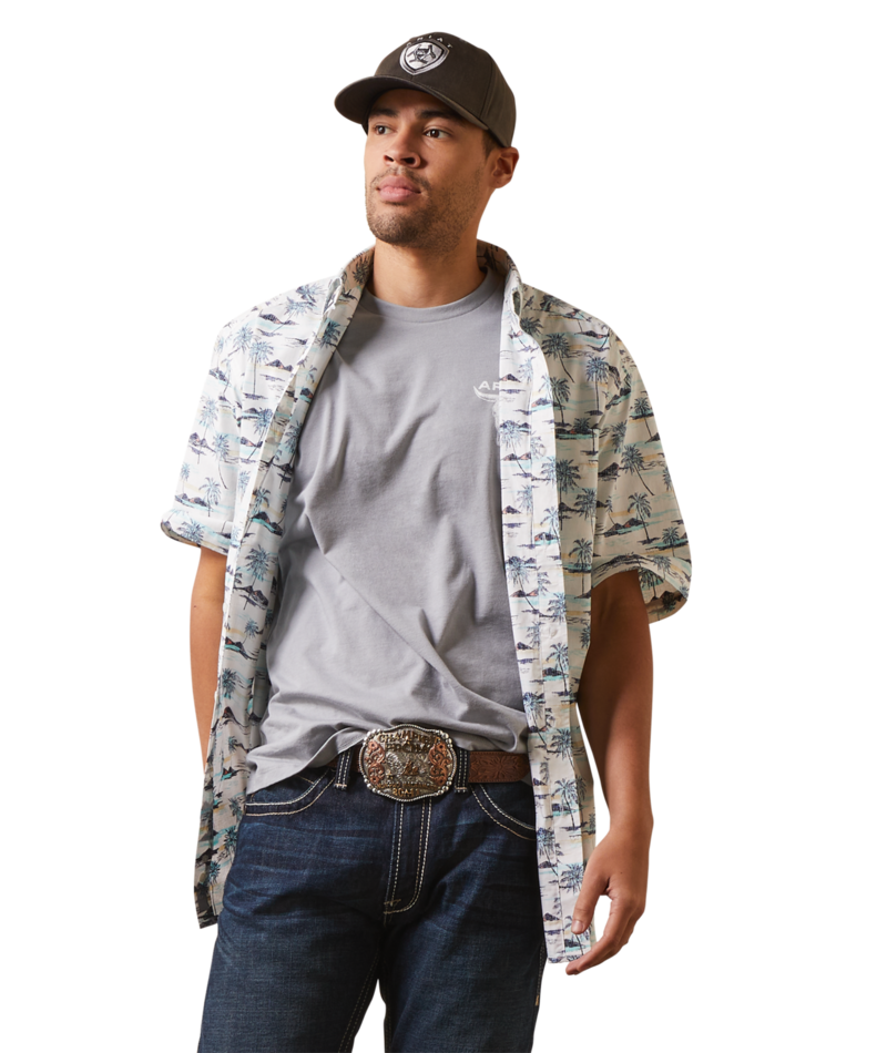 Ariat Men's MNS Neymar Classic Fit Shirt, White