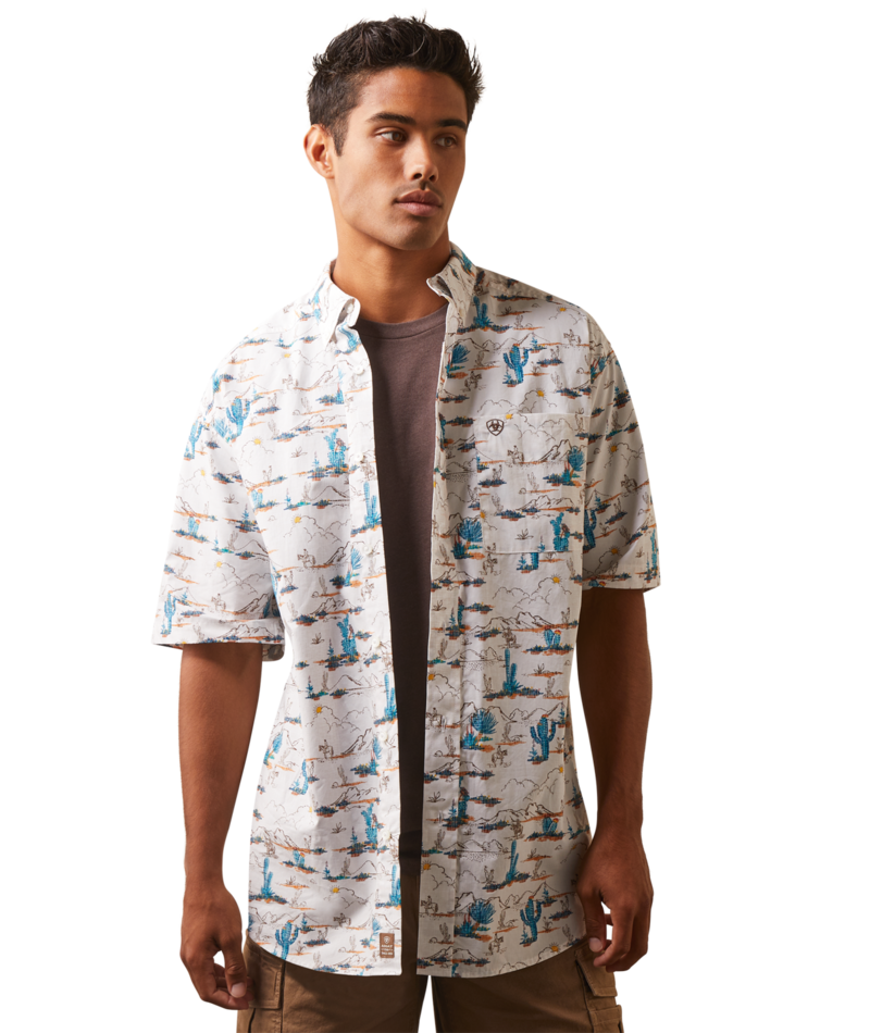 Ariat Men's MNS Krish Classic Fit Shirt, White