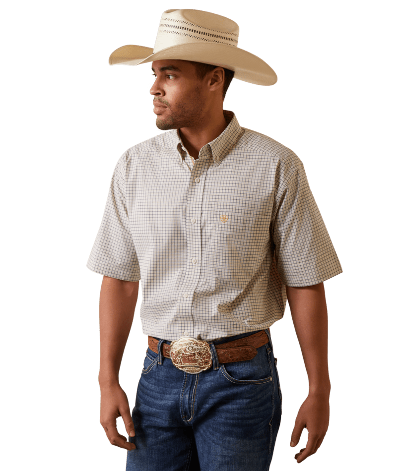 Ariat Men's MNS Pro Series Kamdyn Classic Fit Shirt, White