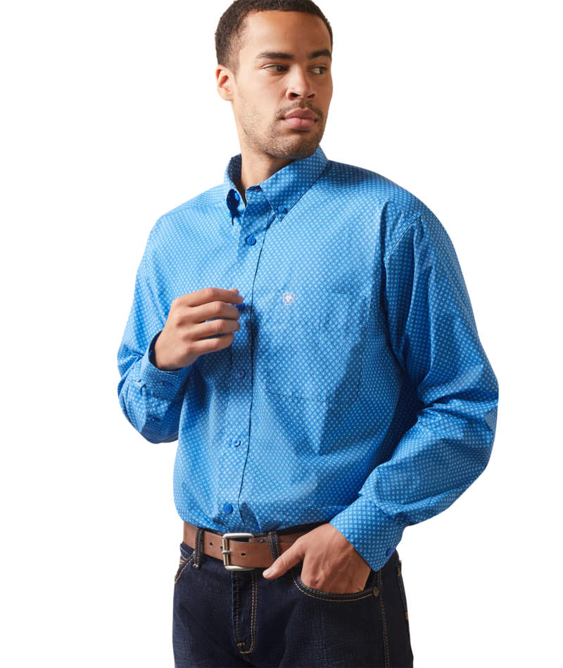 Ariat Men's MNS Lloyd Classic Fit Shirt, Blue