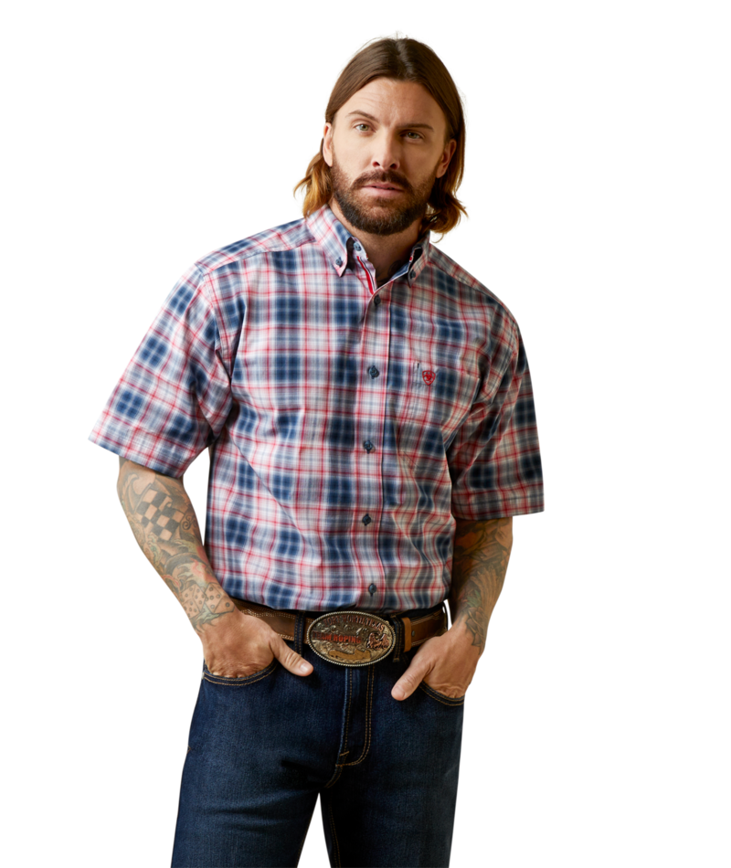 Ariat Men's MNS Pro Series Olen Classic Fit Shirt, Old Bay