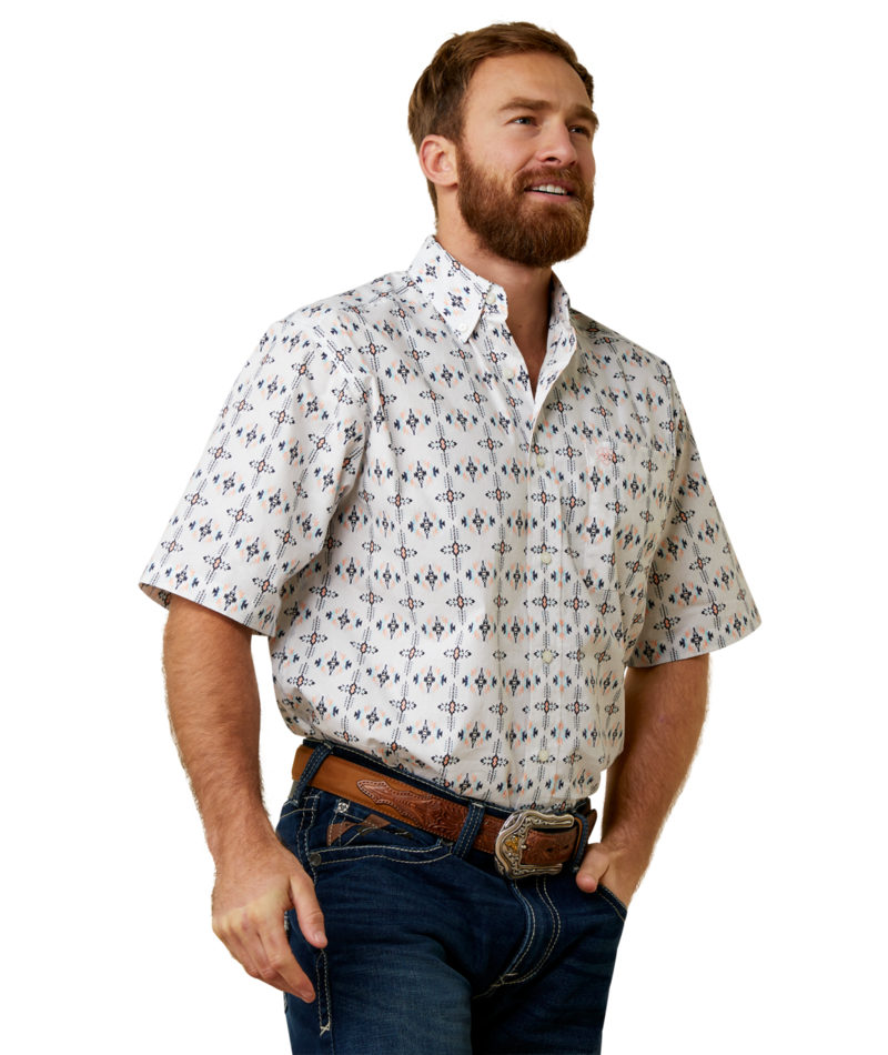 Ariat Men's MNS Otto Classic Fit Shirt, White