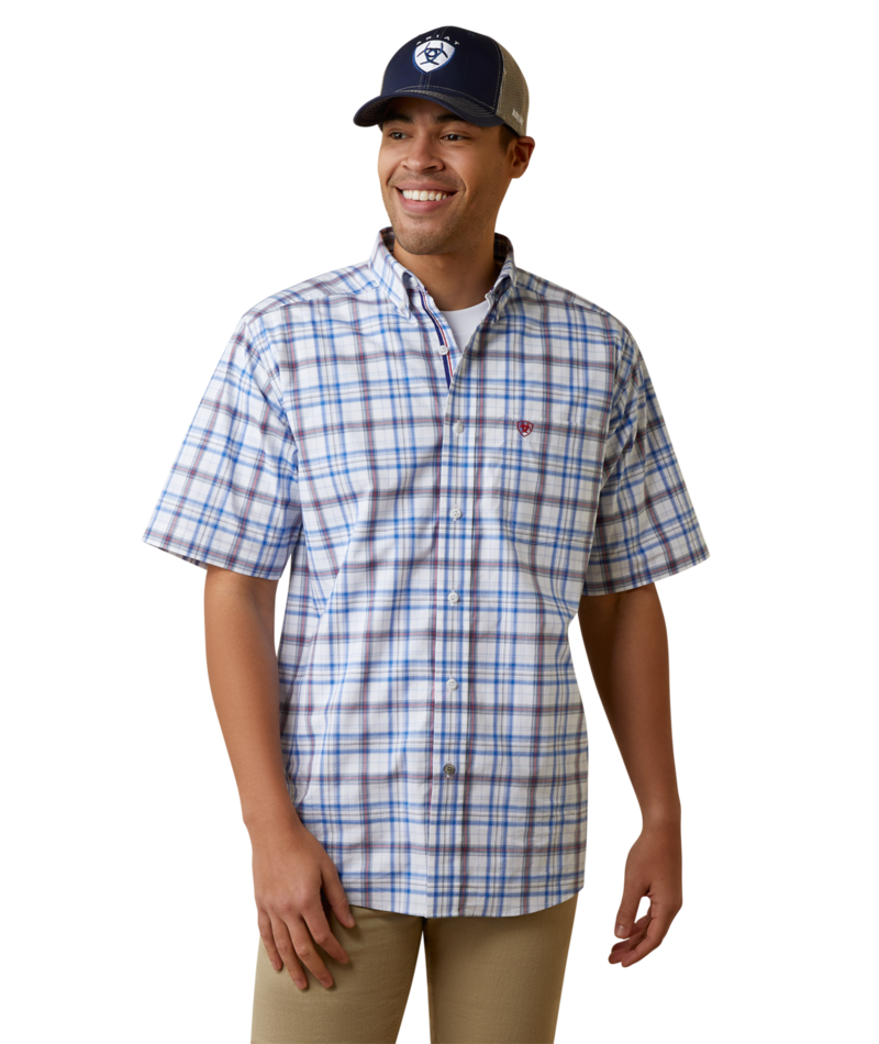 Ariat Men's MNS Pro Series Jacoby Classic Fit Shirt, White