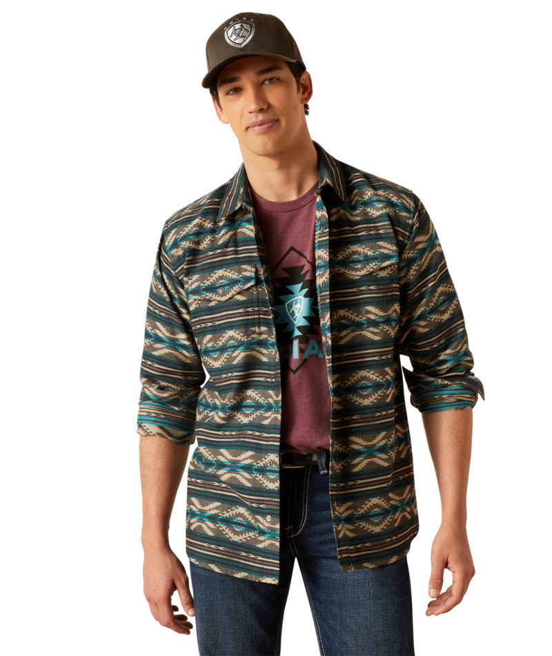 Ariat Men's MNS Harper Retro Fit Shirt, Pure Cashmere