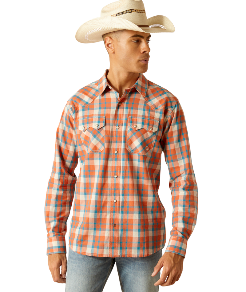 Ariat Men's MNS Hilario  Retro Fit Shirt, Arabesque