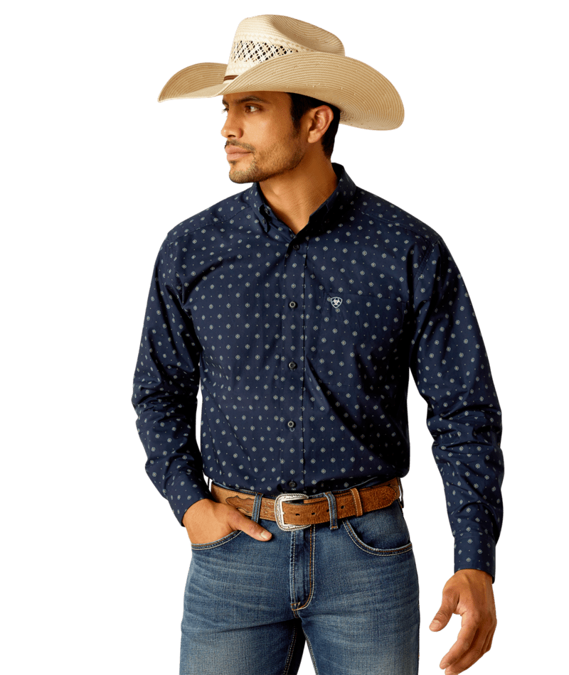 Ariat Men's MNS Percy  Classic Fit Shirt, Midnight