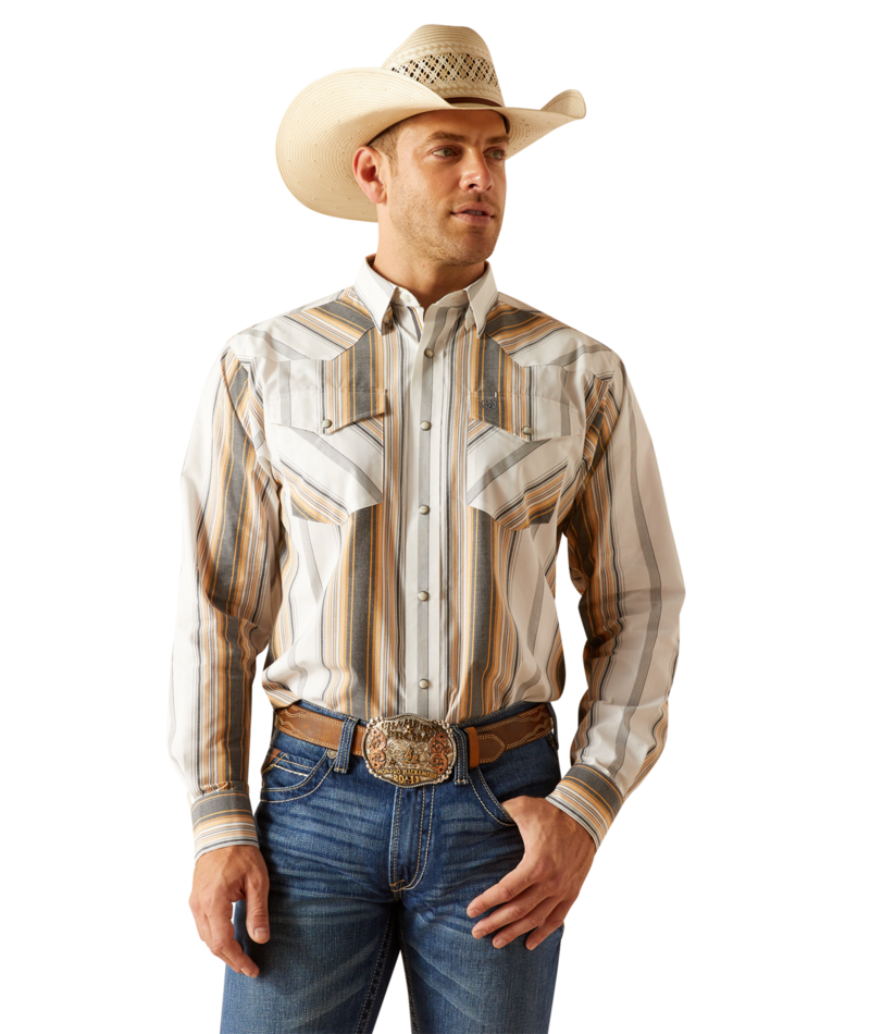 Ariat Men's MNS Pro Series Evan  Classic Fit Shirt, Black