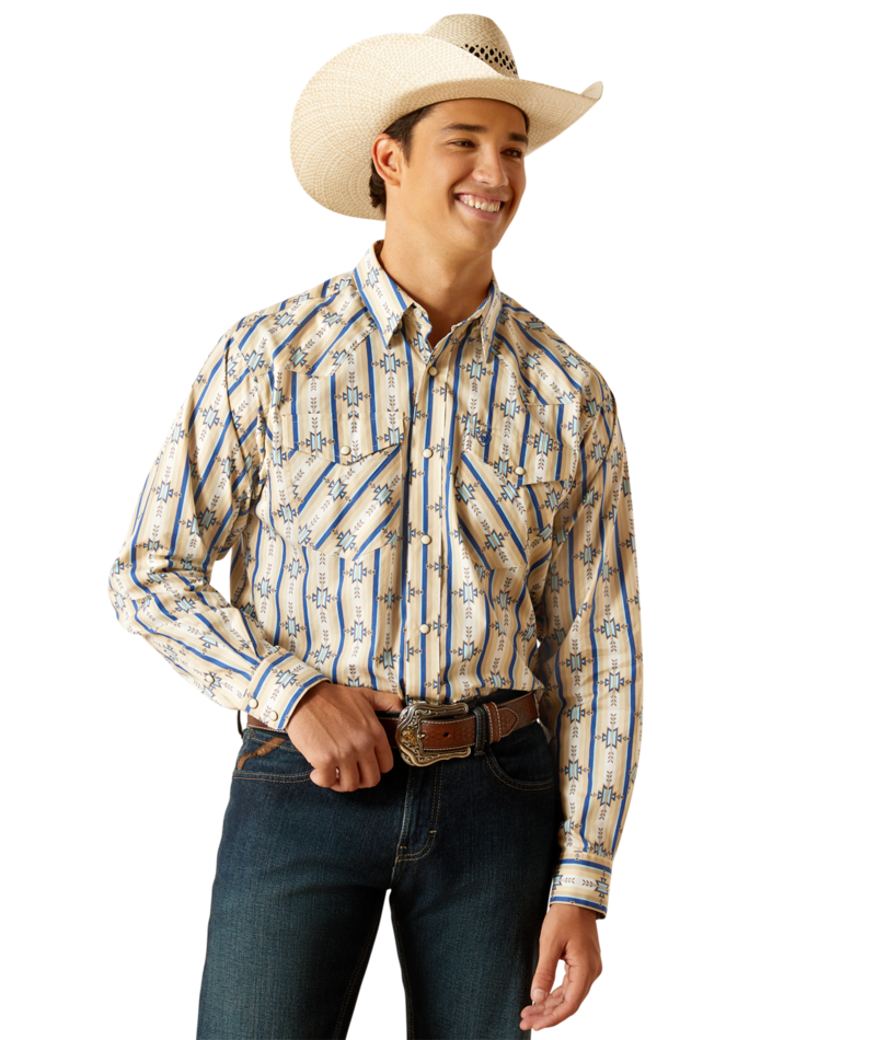 Ariat Men's MNS Preston  Classic Fit Shirt, White