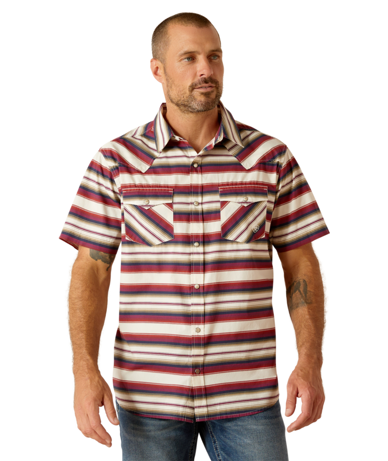 Ariat Men's MNS Haden  Retro Fit Shirt, Sandshell
