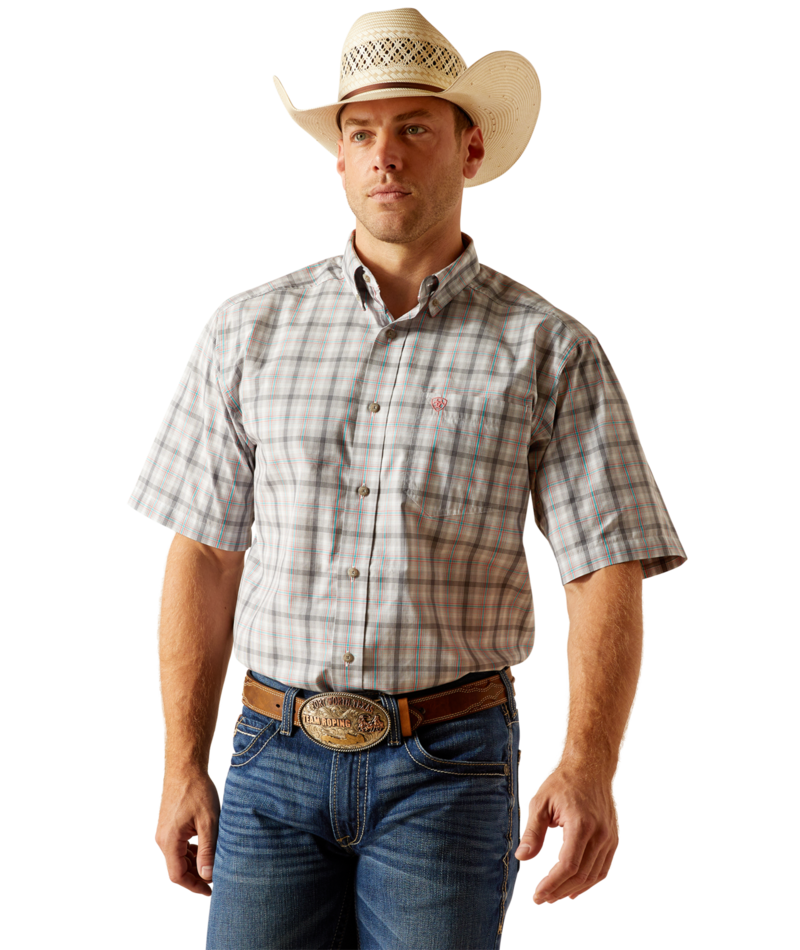 Ariat Men's MNS Pro Series Jamie  Classic Fit Shirt, Grey