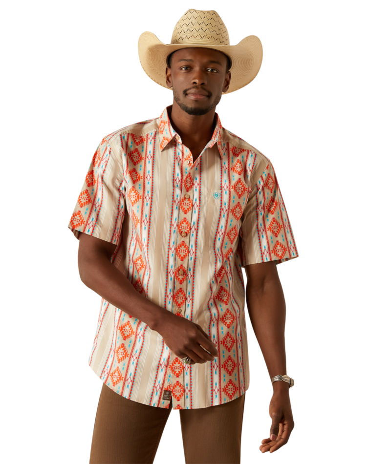 Ariat Men's MNS Wade Classic Fit Shirt, Tan