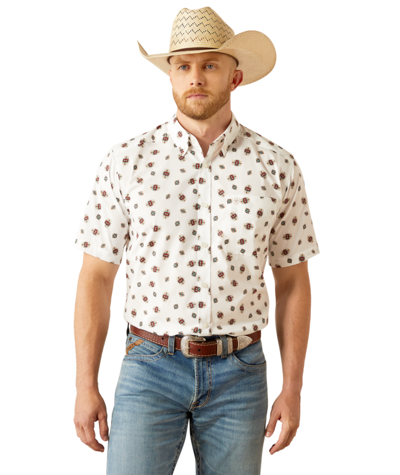 Ariat Men's MNS Westscott Classic Fit Shirt, White