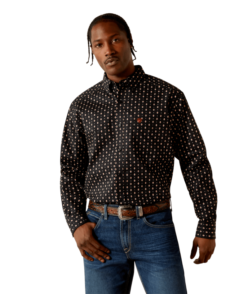 Ariat Men's MNS Thorin Classic Fit Shirt, Black