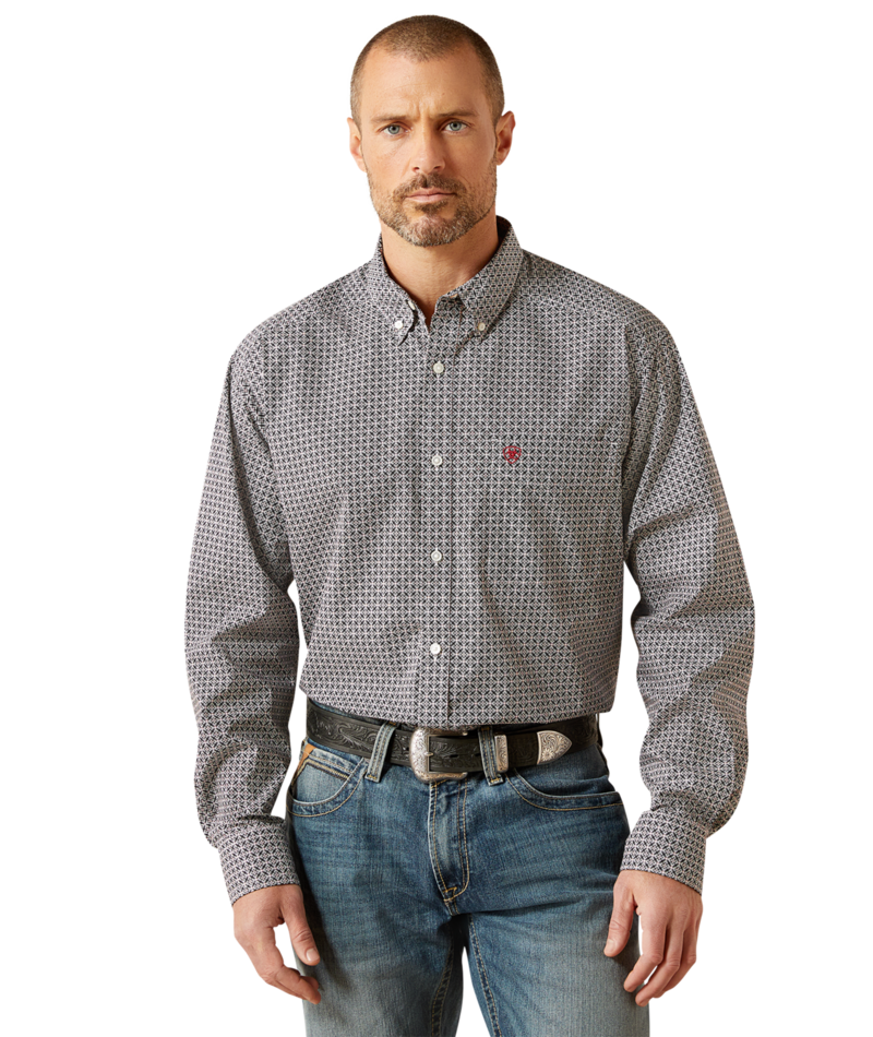 Ariat Men's MNS Tobias Classic Fit Shirt, Black