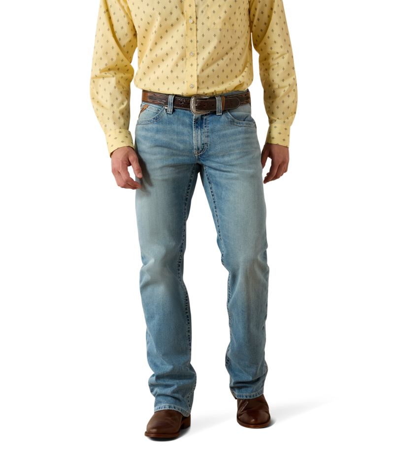 Ariat Men's MNS M4 Relaxed Gus Boot Cut Jeans, Kayne