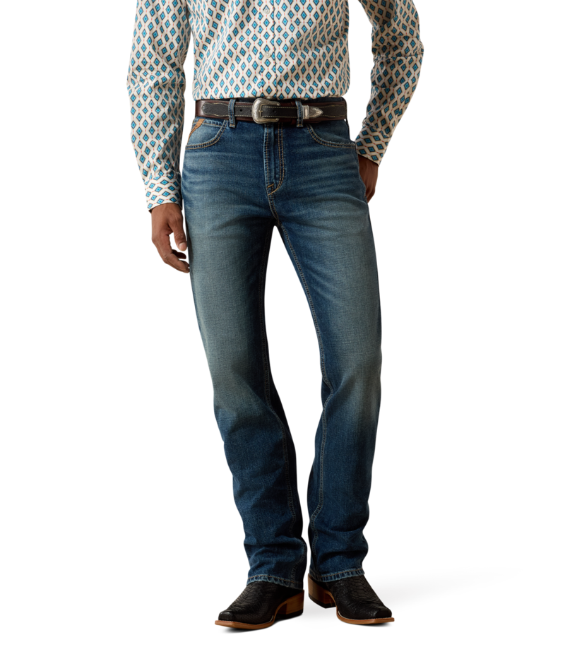 Ariat Men's MNS M7 Slim Trent Classic Rise Straight Leg Jeans, Rutherford