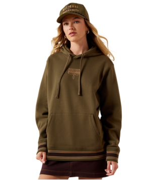 WMS Threaded Through Hoodie - Ivy Green
