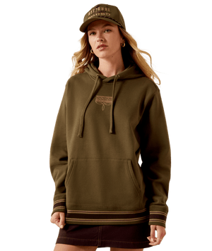 WMS Threaded Through Hoodie - Ivy Green