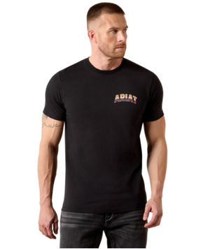 MNS Ariat Country Rock T-Shirt - Black