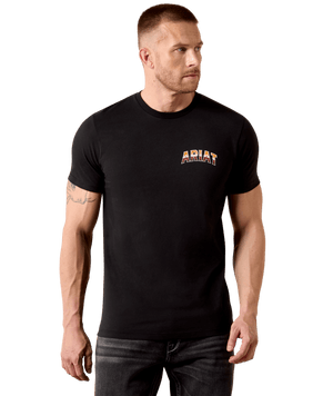 MNS Ariat Country Rock T-Shirt - Black