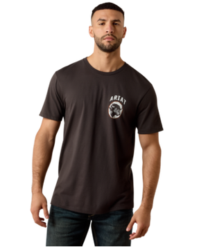 MNS Ariat Bison Brother T-Shirt - Vintage Black