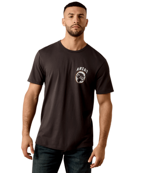 MNS Ariat Bison Brother T-Shirt - Vintage Black