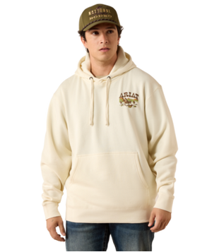 MNS Ariat Pulp Western Hoodie - Turtledove